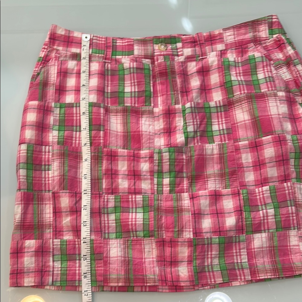 Pink and Green women’s madras skirt by Cape Madras - Picture 8 of 9